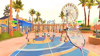 Screenshot von Badminton Time! VR