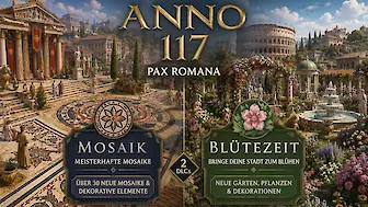 Anno 117: Mosaik und Blütezeit bringen noch mehr Pracht in das Römische Reich