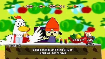 Screenshot von PaRappa The Rapper Remastered