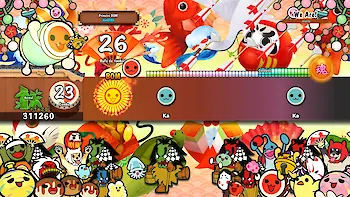 Screenshot von Taiko no Tatsujin: Drum Session!