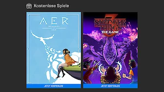 Diese Woche kostenlos im Epic Store: AER und Stranger Things 3