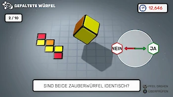 Screenshot von Professor Rubik’s Gehirntrainer