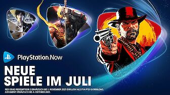 Ab heute sind 7 neue Spiele in PS Now. Darunter auch Red Dead Redemption 2 und God of War!