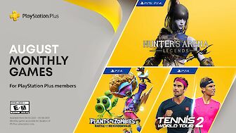 Hunter’s Arena: Legends, Plants vs. Zombies: Battle for Neighborville & Tennis World Tour 2 sind die PS Plus Spiele im August
