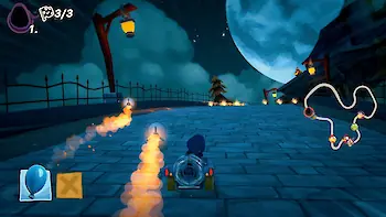 Screenshot von Moorhuhn Kart 4