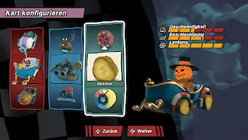 Screenshot von Moorhuhn Kart 4